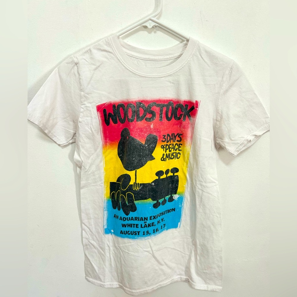 Woodstock Graphic Tee - White Multicolor